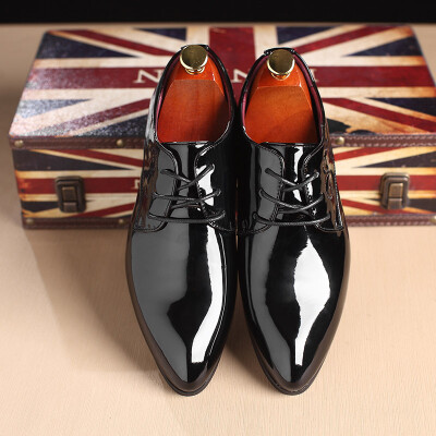 

Bright leather mens shoes leather shoes pointed toe tide shoes