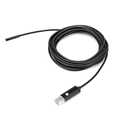 

AN99 2-in-1 USB Micro Connector 55MM Endoscope Borescope Inspection Wire Camera