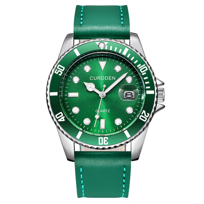 

Gobestart Fashion Mens Leather Band Analog Quartz Round Wrist Watch Mens Business Watch
