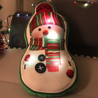 

〖Follure〗LED Music Christmas Tree Pendant Small Pillow Gift Snowman Christmas Tree Santa