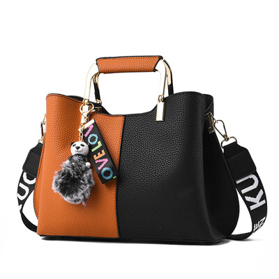 

On the new portable female Korean ladies simple Joker fashion shoulder bag slung a large bag of womens bags