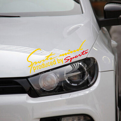 

Tailored Fashion Sports Letter Decals Car Stickers Headlight Sticker for DIY Auto Cars