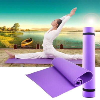 

Extra Thick Non-slip 6mm Yoga Mat Pad Cushion Exercise Fitness Pilates