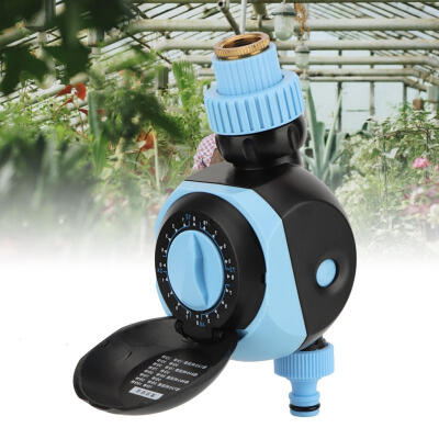 

Greensen Garden Watering Timer Home Garden Irrigation Controller G12" Copper Joint G34" Plastic Joint