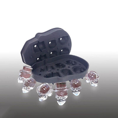 

DIY 3D Creative Skull Soft Silicone Whisky Chocolate Candy Cavity Party Supplies Ice Mold