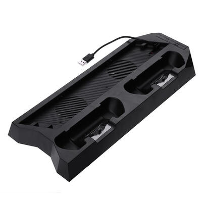 

Vertical Stand with Cooling Fan Charging Stand USB HUB Charger for PS4 Pro