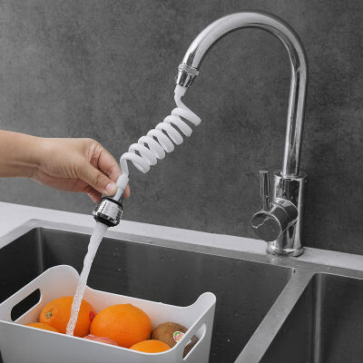 

Flexible Kitchen Faucet Tap Water Nozzle Filter Adapter Water Saving Tap Aerator Diffuser Connector for Bathroom Kitchen