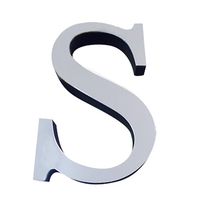 

Siaonvr 26 Letters DIY 3D Mirror Acrylic Wall Sticker Decals Home Decor Wall Art Mural