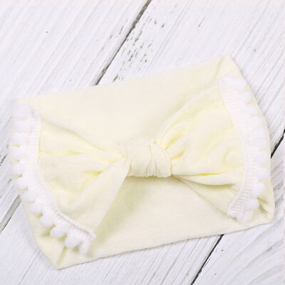 

Baby Girl Bunny Rabbit Bowknot Turban Nylon Headband Elastic Hair Band Headwrap