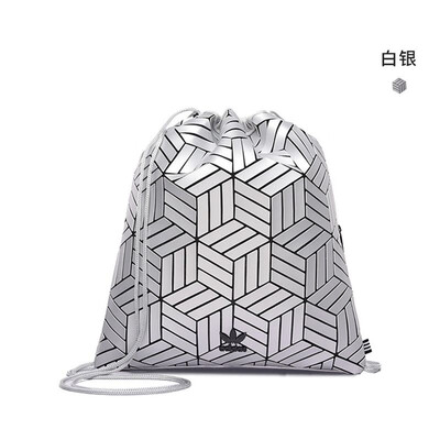 

Adidas GYMSACK 3D official original diamond design women girl backpack fashion shoulder gym fitness bag outdoor athletic bag