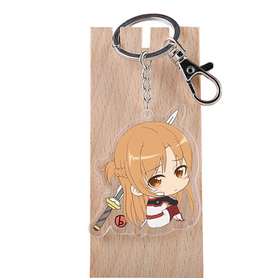 

HOT Anime Sword Art Online Kirito Sword with Sheath Keychain Keyring Pendant