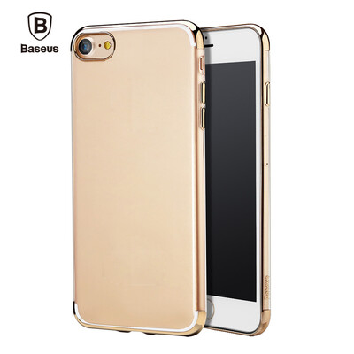 

Baseus Shining Series Ultra Slim Electroplate Plating TPU Soft Clear Protective Skin for iPhone 7