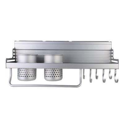 

Greensen Multifunctional Space Aluminum Double Cup Rear Plug-in Integrated Kitchen Furnituretool Holder