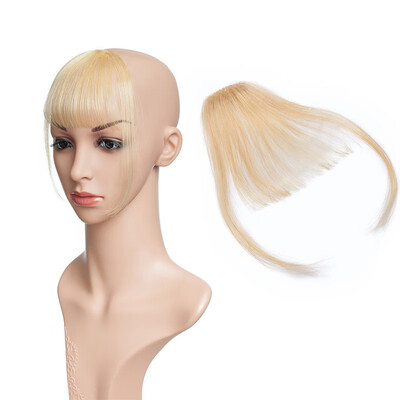 

Clips in Hair Bangs Fringe Air Fringe 100 Human Hair Extensions Clip On Bang Topper Straight Hairpieces