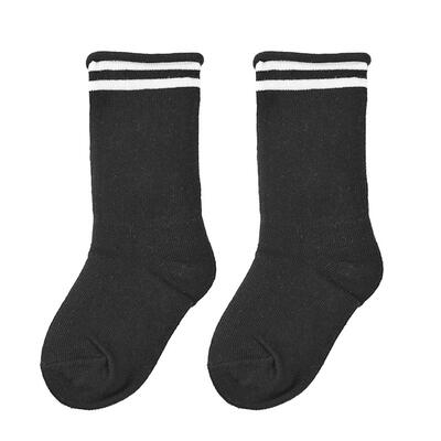 

Baby Boys Girls Preppy Stripe Print Warm Knee Socks Kids Sports Long Sock