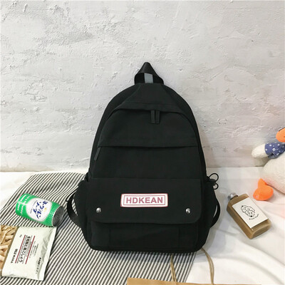 

ins wind bag girl Korean version of high school students simple Sen department junior high school girls large-capacity two-shoulde