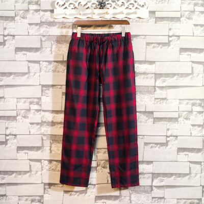 

Gobestart Summer New Fashion Casual Loose Plaid Harem Pants Couple Models