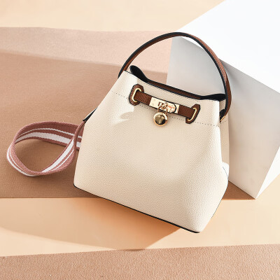 

Bucket Bag Nuchao Large Capacity Korean Version Fairy Small Bag Single Shoulder Bag Broadband ins Slant Bag