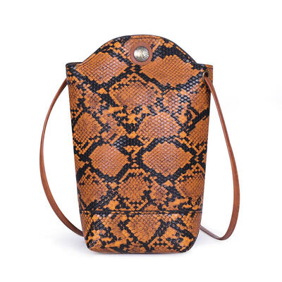 

Snake Print Shoulder Messenger Packs Leather Women Crossbody Phone Bags