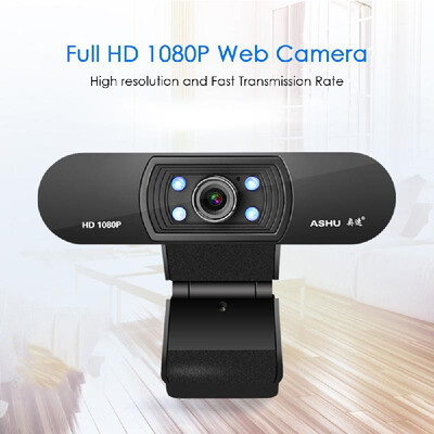 

ASHU USB 20 Web Digital Camera Full HD 1080P Webcams with Microphone Clip-on 20 Megapixel CMOS Camera Web Cam for Computer PC La