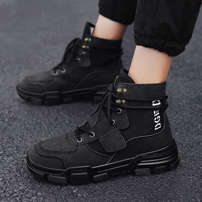 

Joker mens Martin boots wild high Martin shoes casual retro tooling boots leisure