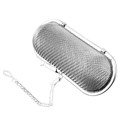 

Reusable Stainless Steel Tea Strainer Locking Spice Rectangular Mesh Filter