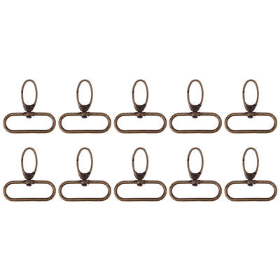 

10pcs Retro Style Antique Bronze Finish Luggage Bag Buckle Lobster Clasps