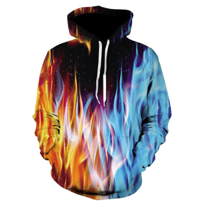 

New Fashion Flame 3D Printed Hoodies