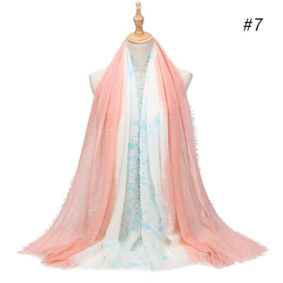 

Spring&Autumn New Foreign Trade Europe&America Fashion Bird Floral Pattern Wild Art Fresh Cotton Scarf Scarf Shawl