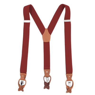 

Fashion Men Elastic Belt Suspenders Adjustable 6 Clips Braces for Trousers