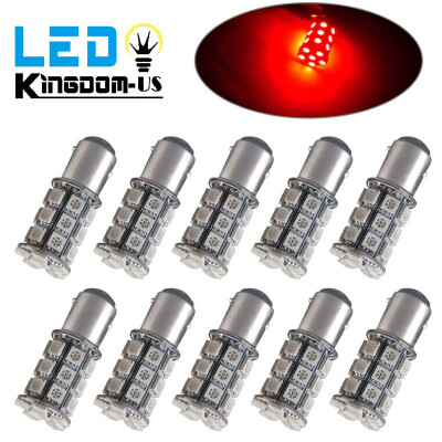 

10x Pure Red 1157 27SMD High Power Brake StopParking LED Light Bulbs 12V 1142