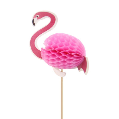 

10Pcs Paper Pineapple Flamingo Cake Cupcake Topper Birthday Party Wedding Decor