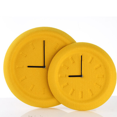 

Nordic felt wall clock creative simple environmentally friendly living room study