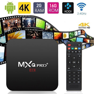 

2018 Latest MXQ Pro Smart TV BOX Loaded 4K Android60 Quad Core 18G216GB Media Player for Home Theater System