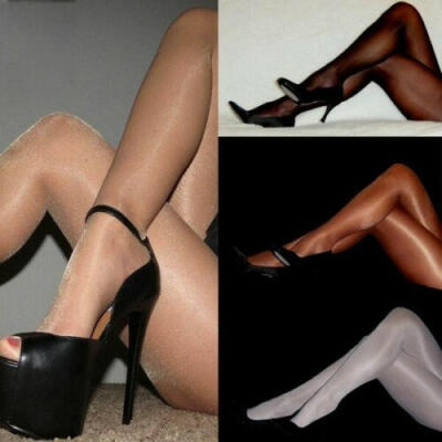 

Women Sexy High Waist Shiny Glossy Stocking Body Shaped Pantyhose Tights Socks