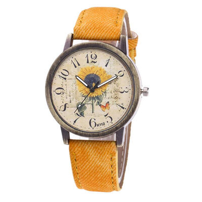 

Warm Sunflower Pattern Womens Watches Fashion Business Relojes Para Mujer Minimalism Horloge Dames Clock Relogio Feminino