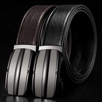 

Factory mens belt leather automatic buckle high-end business belt youth Korean casual pants belt spot