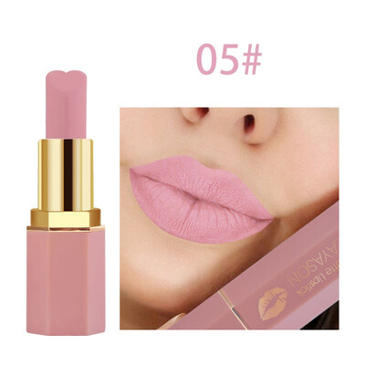 

Heart Shape Lips Makeup Waterproof Long Lasting Pigment Red Shimmer Makeup