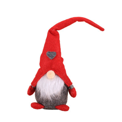 

New Hot Swedish Gnome Christmas Ornament Plush Tomte Doll Toy Tabletop Santa Holiday navidad Decoration Gift