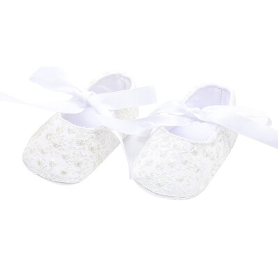 

Baby Toddler Shoes Baby Girl Lace Embroidered Shallow Mouth The First Walker Fashion Children Princess Shoes