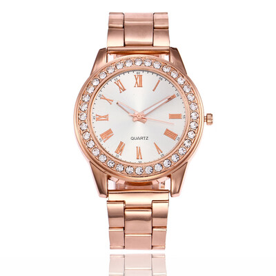 

New Sloggi alloy steel dial with diamonds&womens watches Roman scale quartz watch Factory direct