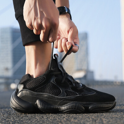 

2019 autumn mens shoes Korean couple leather casual sports shoes ins super fire shoes coconut 500 running shoes