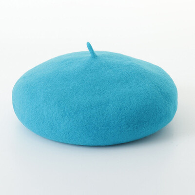 

1 Piece Beret Wool headdress Warm Solid Color Beanies Cap Hats Vintage Hat