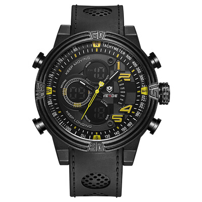 

WEIDE WH5209 Quartz Digital Electronic Watch Business Men Fashion Casual Outdoor Sports Male Wristwatch Dual Time Month Date Week
