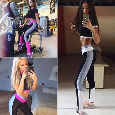 

Womens Yoga Workout Gym Leggings Fitness Sports Trouser Tight Athletic Pants