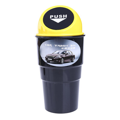 

Mini Auto Car Trash Can - Car Garbage Can Bin with Lid Wastebasket Dust Case Holder for Office Home Car Accessories