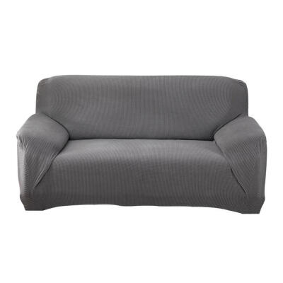 

Silver Grey Thick All- inclusive Slip-resistant Soft Cover Sofa Slipcover