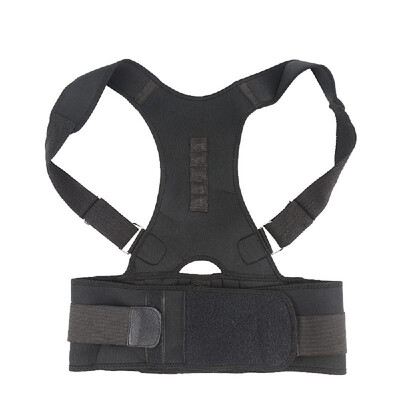 

Magnetic Posture Corrector Adjustable Back Shoulder Waist Support Braces Body Straighten Humpback Slouch Prevent Belt Pain Relief
