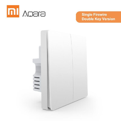 

Aqara QBKG03LM Wall Switch Intelligent Home Switching Remote Control Home Kit Mi Home Appsingle fire double button