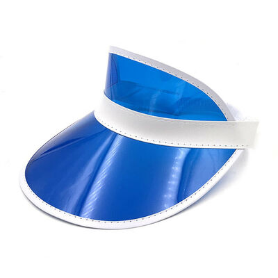 

Summer PVC Hat Sun Visor Casual Hat Clear Plastic Adult Sunscreen Cap